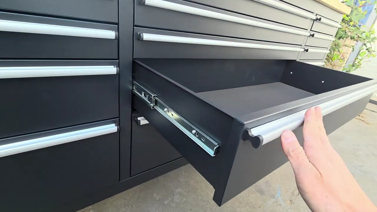 Gereedschapswagen gereedschapskar 72 inch zwart