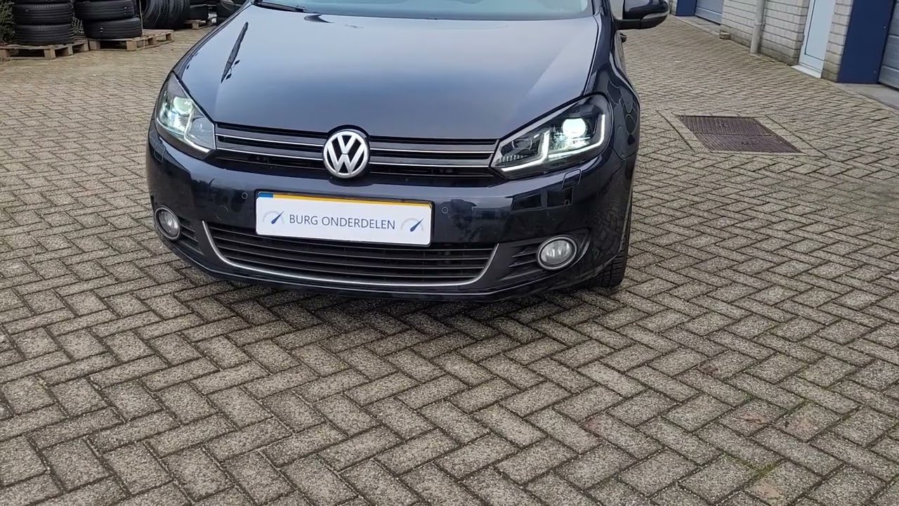 Volkswagen Golf 6 (2009-2013) Koplampen LED dynamisch Golf 7.5 look Full Black
