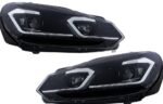 LED dynamische koplampen set Golf 7.5 look geschikt voor Golf 6 2008-2012