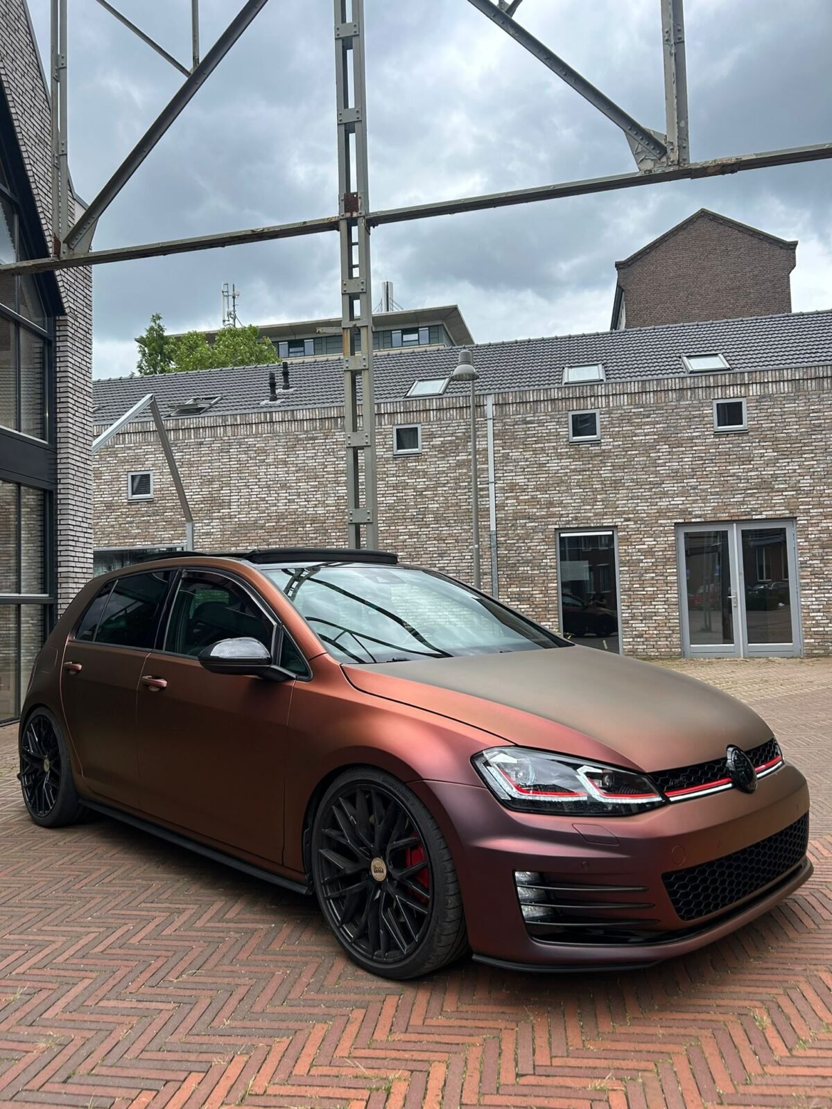 LED dynamische koplampen 7.5 facelift look rood GTI geschikt voor Golf 7 2012-2017 - Afbeelding 3