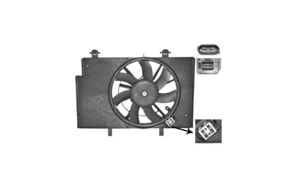 Fiesta 08-13 Kader Schroef Motor Vent. 1.4 TDCi / 1.6 TDCi met airco