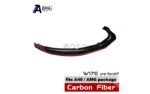 Mercedes W176 onderlip spoiler carbon/rood