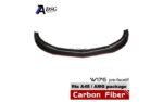 Mercedes w176 onderlip carbon/rood