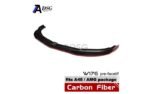 Mercedes w176 onderlip carbon/rood