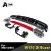 Mercedes W176 diffuser