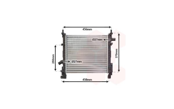 Ka 2002-2008 Radiator benzine 1.3 1.6 MT met airco