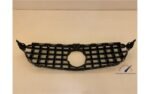 C-klasse W205 GT Grill zwart met zilver met camera gat
