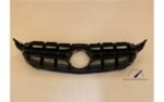 C-klasse W205 E63 look Grill met zilveren lijst