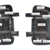 Jumper cover for right side mirror, black