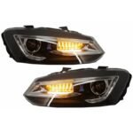 6R 6C Koplampen set LED