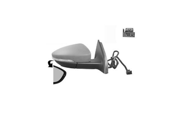 Buitenspiegel elektrisch volledig rechts verwarmd geschikt voor Passat