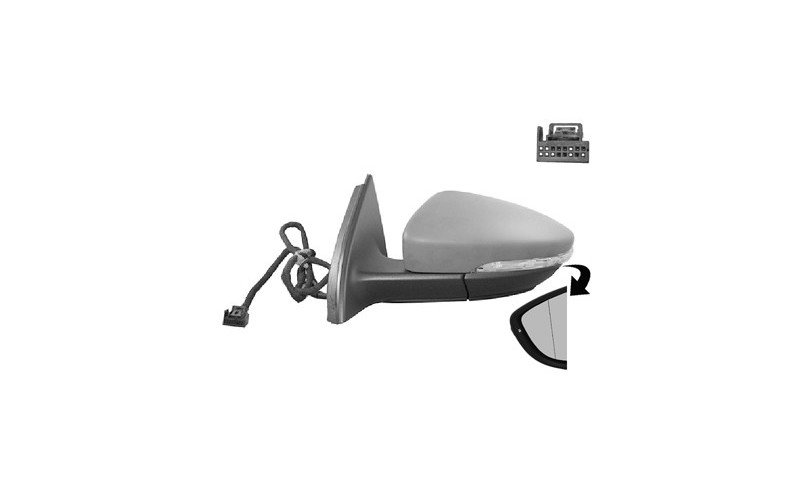 images Buitenspiegel elektrisch volledig links verwarmd elek. inklapbaar asferisch geschikt voor Passat - Image 1