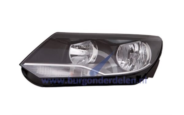 Koplamp links H7 + H15 met elek. motor geschikt voor Tiguan