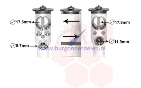 P206+ Expansie ventiel alle auto