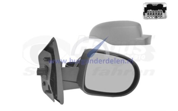 Twingo vanaf 02/2010 Buitenspiegel elektrisch volledig rechts primer verwarmd temp. sens