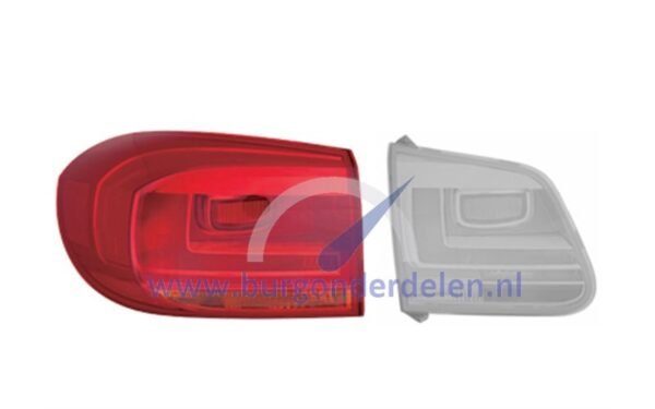 Achterlichtglas buiten links geschikt voor Tiguan
