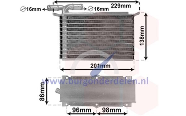 Intercooler geschikt voor Tiguan 1.4 TSi CAXA