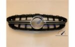 C-klasse W205 14-18 E63 look Grill met zilveren lijst