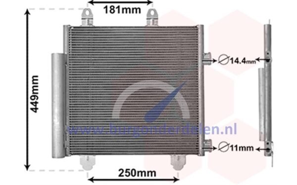 Aygo Condensor met droger 1.0 VTi