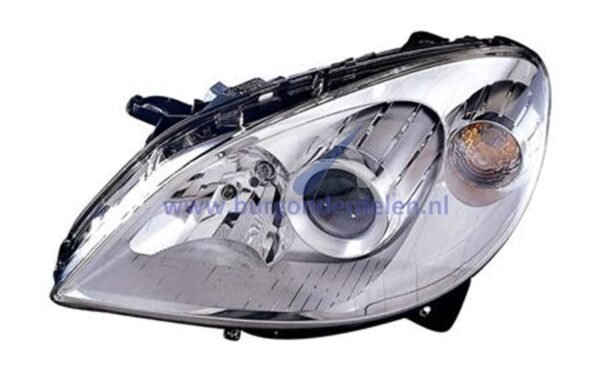 B W245 tot 5/2008 Dubbele koplamp voor links H7+H7 voor elekt.regel
