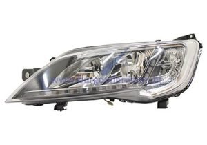 Jumper Dubbele koplamp links H7 + H7 + led met elek. motor