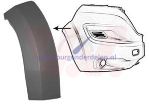 Jumper Profiel bumper rechts verbreder grijs