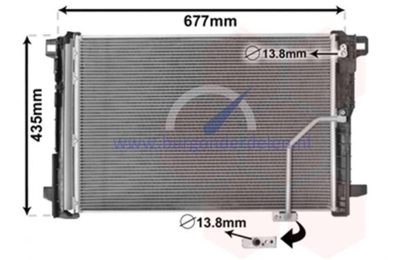C W204 Condensor met droger