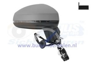A1 Buitenspiegel elektrisch volledig rechts primer verwarmd 6 pin