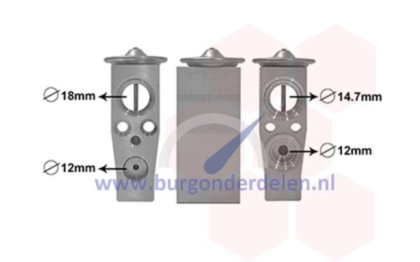 Expansie ventiel geschikt voor Passat vanaf 5/2016