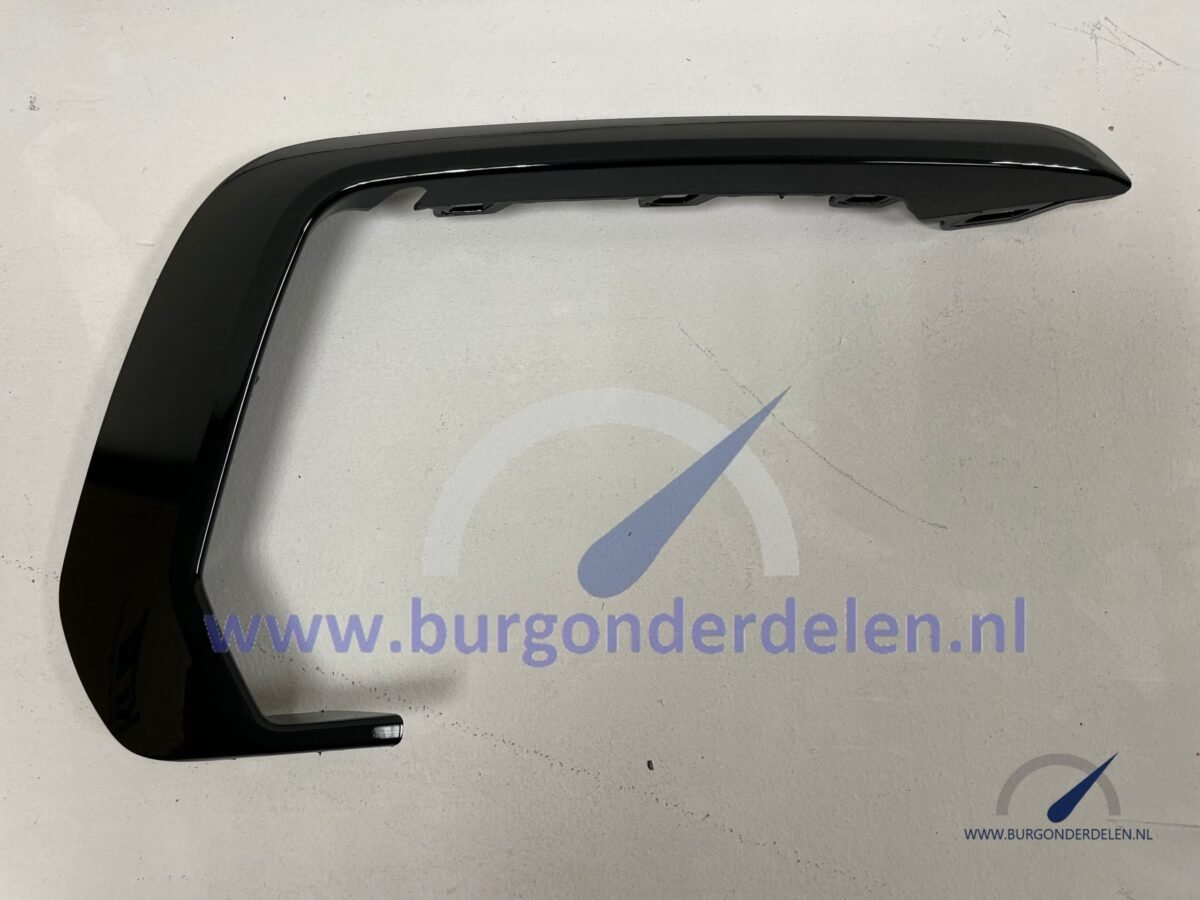 Grill strip rechts hoogglans zwart geschikt voor Golf 7.5 R 2017-2020 - Afbeelding 1