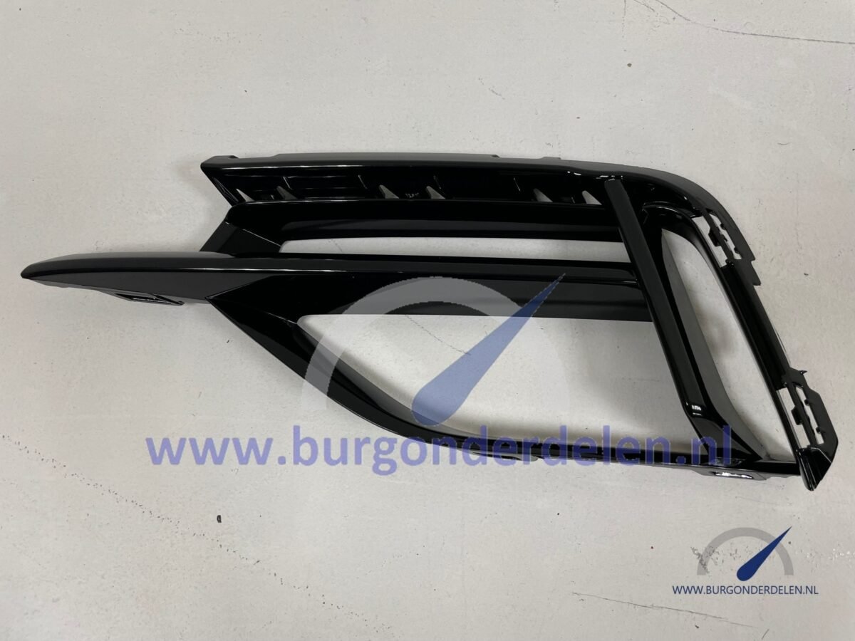 Grill rooster kap links hoogglans zwart geschikt voor Golf 7.5 R 2017-2020 - Afbeelding 1