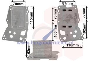F20/21 Oliekoeler voor motor 114d 116d 118d 120d 125d