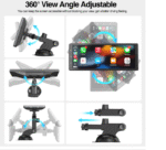 portable Smart Navigatie Apple Carplay & Android Auto 10 inch   Touchscreen - Bluetooth - Afbeelding 3