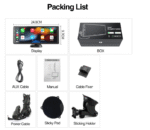 portable Smart Navigatie Apple Carplay & Android Auto 10 inch   Touchscreen - Bluetooth - Afbeelding 4