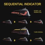 Model 3/Y LED dynamische achterlichten met showstart - Afbeelding 3