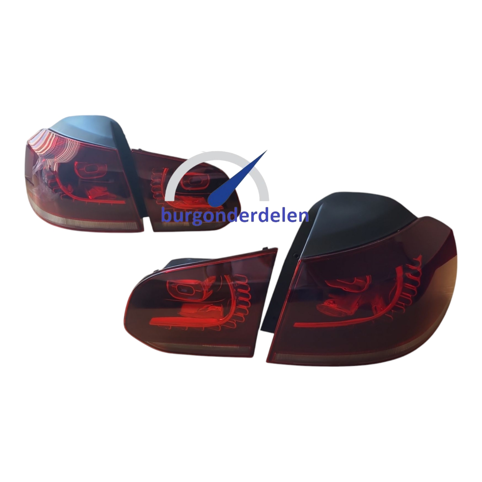 golf 6 led achterlichten set LED achterlichten set donker geschikt voor Golf 6 2008-2012 - Image 1