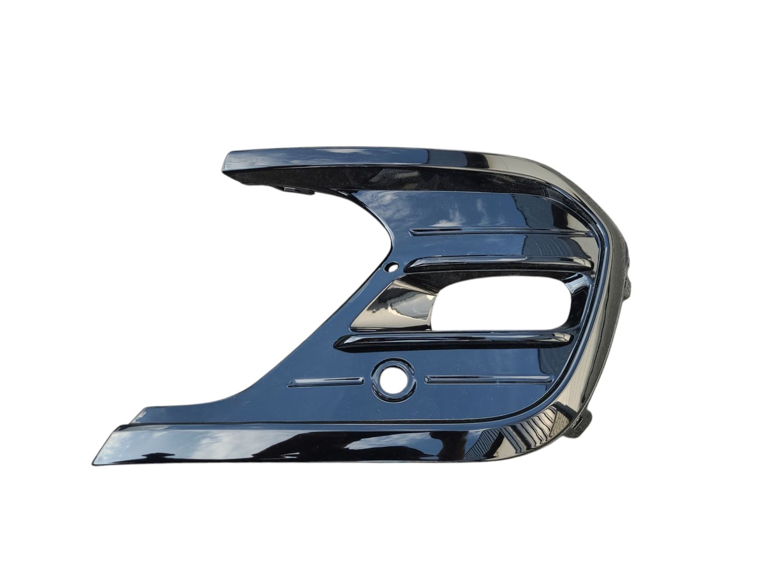 polo R-line grill onder voorbumper links hoogglans R-line Mistlamp kap links hoogglans geschikt voor Polo 2021+ - Image 1