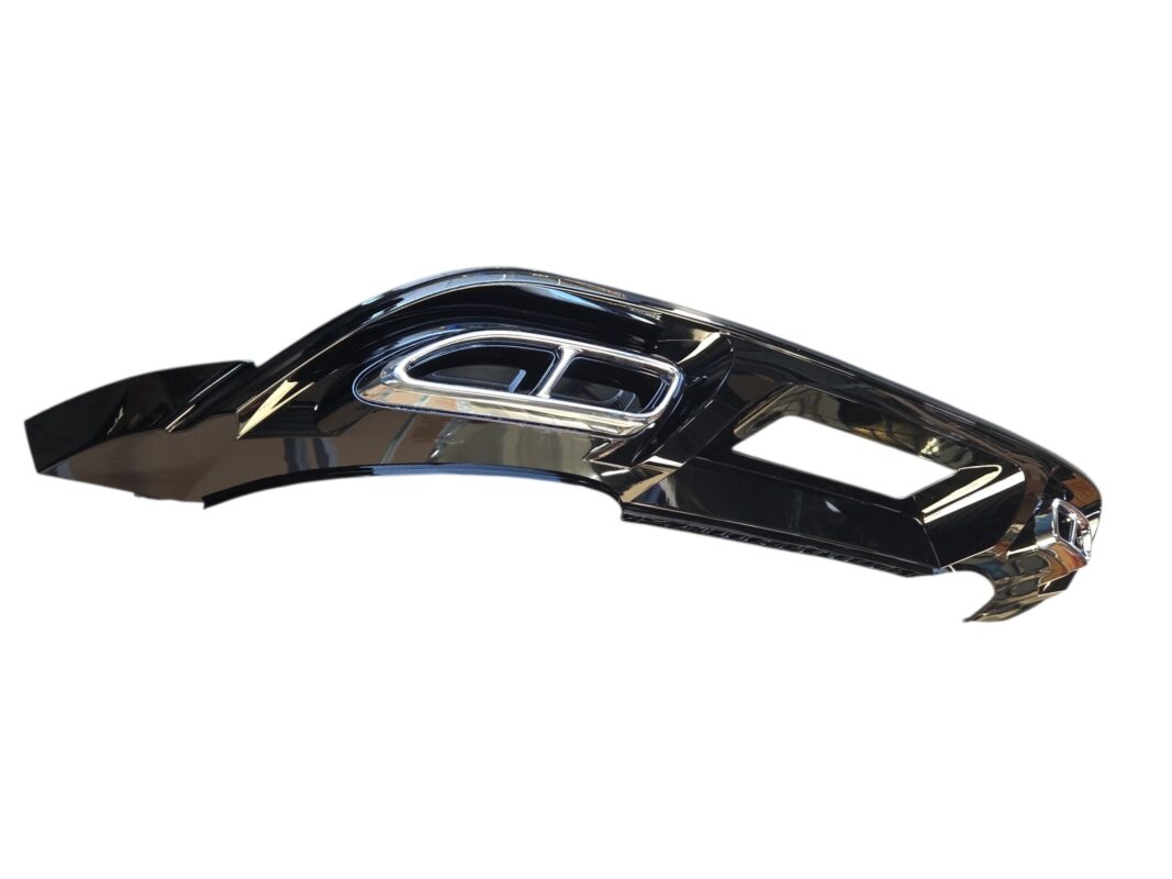 Achterbumper Diffuser hoogglans zwart T-roc 2022+