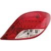 P207 vanaf 2009 Achterlicht links zonder elektrische deel led