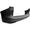 Black plastic rear bumper suitable for Caddy short 2020+