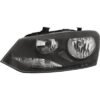 Left headlight black suitable for Polo 6C 2014-2017
