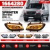 LED headlight set suitable for Mercedes Sprinter 2018-2026