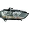 A4 Double headlight left H7+H7 with electric motor