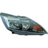 Focus Headlight left black with chrome H1 + H7