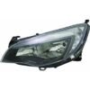 Astra J tot 2012 Dubbele koplamp links zwart H7 + H7 met elek. motor
