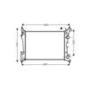 Corsa D Radiator benzine 1.0i / 1.2i / 1.4i