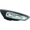 Focus 2014-2018 Koplamp links H7 + H15 zwart met daglicht