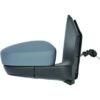 Complete left exterior mirror black + cable for central locking suitable for UP MII Citigo