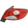P206+ Left rear light without electrical part white