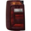 Right rear light without electric part, tailgate smoked, suitable for Caddy 2015-2020